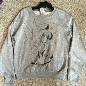 Tinker Bell sweatshirt women’s size small gray
